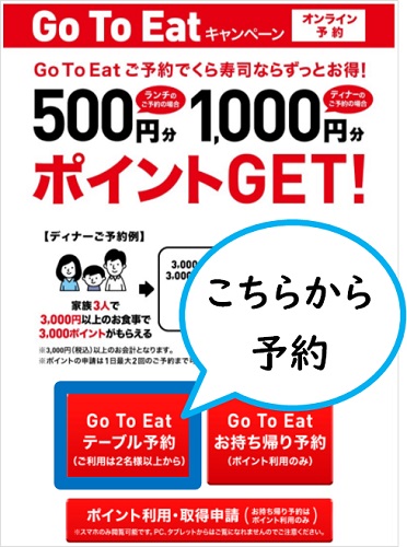 くら寿司でgotoeat 予約 ポイント申請 使い方をまとめました Mamma Ridea マンマリデア